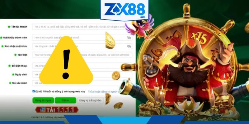 Xử lý lỗi tạo acc game ZX88 nhanh chóng